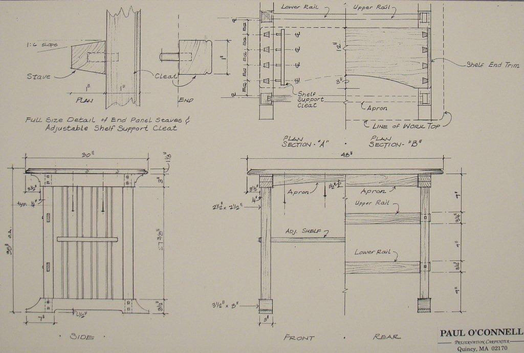 Arts and Crafts Bench Plans